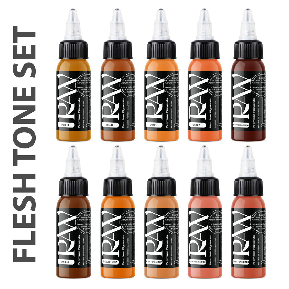 FLESH TONE SET - Raw Pigments