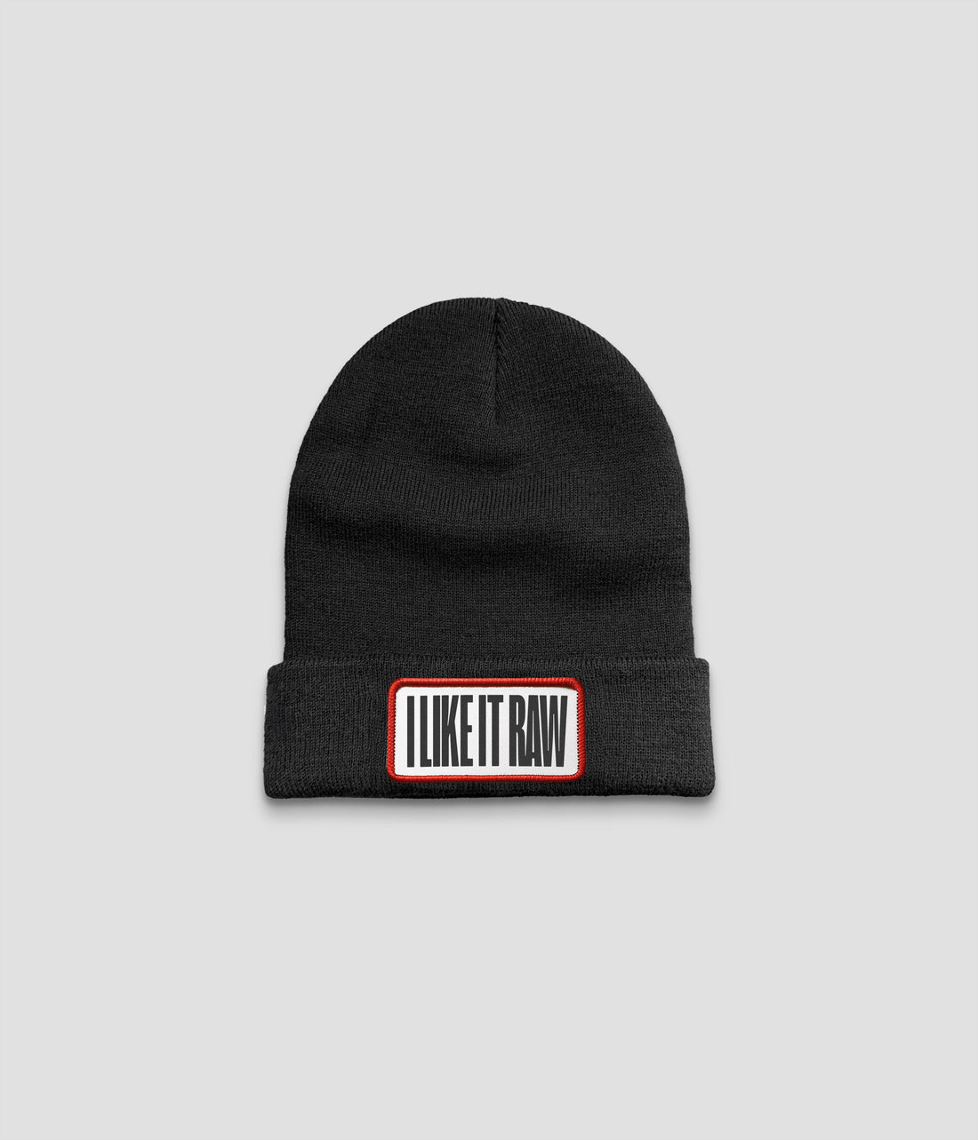 I Like It Raw Patch Beanie Black - Raw Pigments