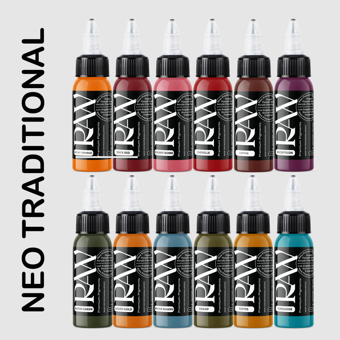 NEO-TRADITIONAL SET - Raw Pigments