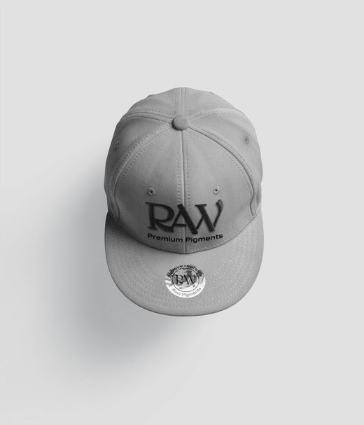 RAW Snapback Hat Gray - Raw Pigments
